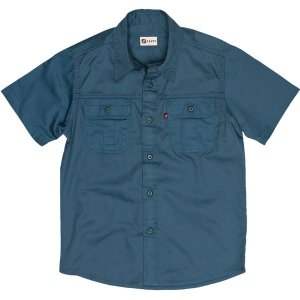 Salty - Kid's Bush Shirt - Airforce Blue