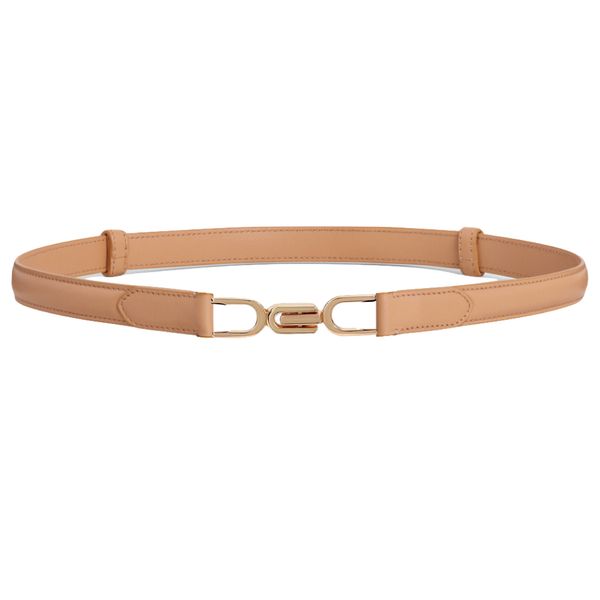 Fashion Women Faux Leather Clip Buckle Casual Slim Belt For All Seasons