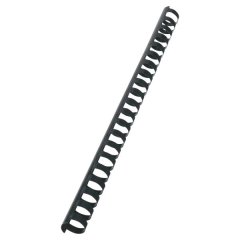 GBC: 19mm 21 Loop PVC Binding Combs - Black (100 Pack)