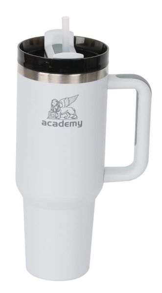 Phat Boy Stainless Steel Travel Mug 1.18 L incl straw - White