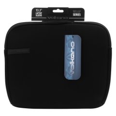 Volkano Wrap 13.3" Premium Laptop Sleeve - Slim Black Protective Case