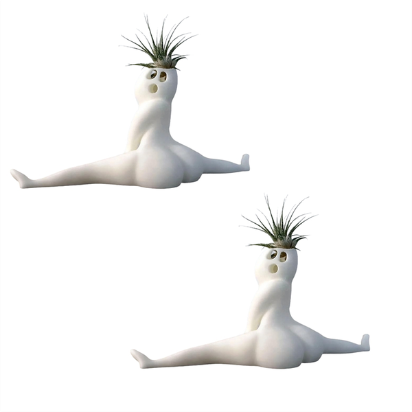 Booty Ghost Planter, Prank Gift Decor Planter Air Fern Display Stand