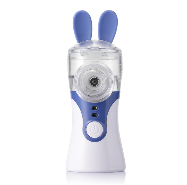 Portable Nebuliser, Ultrasonic Micro-Mesh, Quiet Operation, Portable, Blue