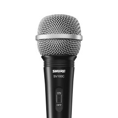 Shure SV100-X Cardioid Dynamic Vocal Microphone - XLR-Jack Cable