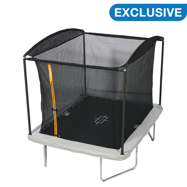 Sportspower 8ft X 10ft Rectangular Trampoline with Steel Frame - 2.44m x 3.05 m