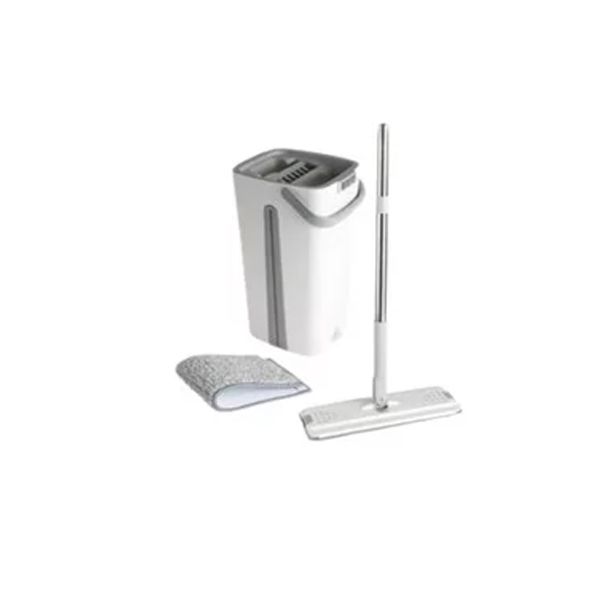 Mop microfibre &amp; bucket set w/ 2 mop pad