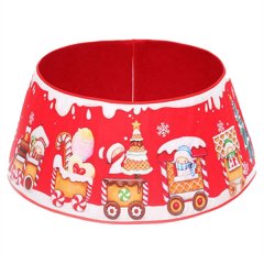 Christmas Tree Decor Surround Base Cover Skirt Foot for Xmas Tree,D