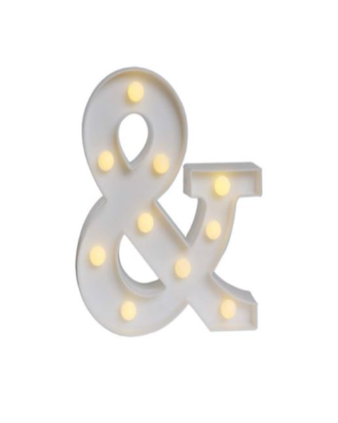 LED Lights Letter -&amp;