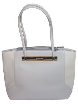 David Jones PU Leather Tote CM3415 - Grey