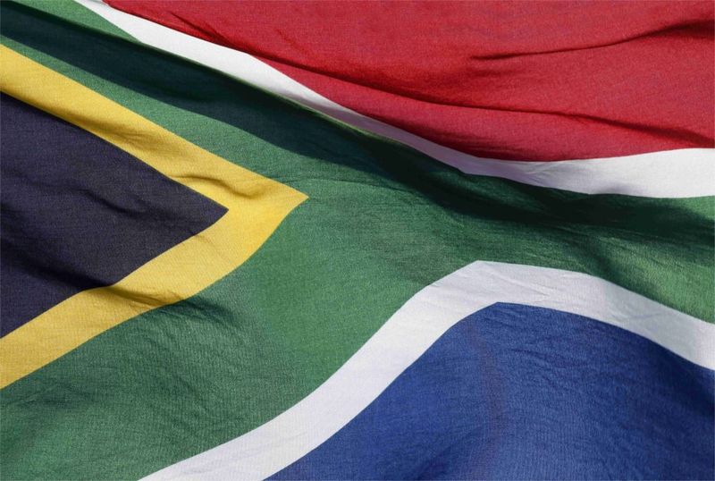 Laptop Skin South African Waving Flag