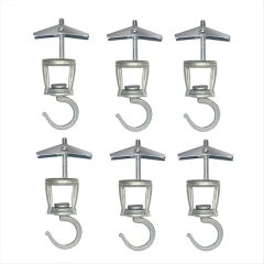 Ceiling Hooks for Hanging Plants 6 Pcs Metal Plant Hooks