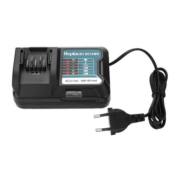 Fast Lithium Battery Compatible with Makita DC10WD 10.8V 12V EU Plug