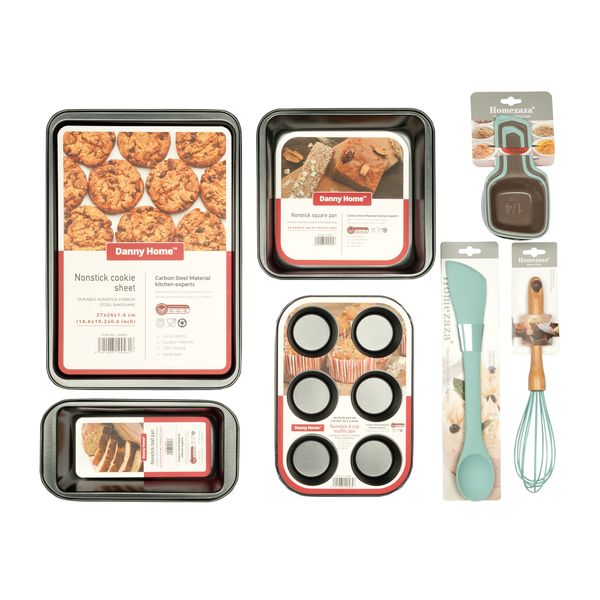 Non-Stick Baking Trays And Utensils Set