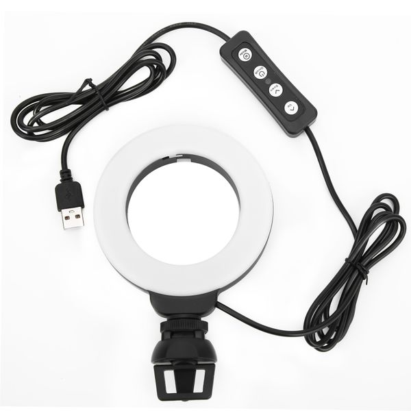 48LEDs Ring Clip Fill Light 4 Inch