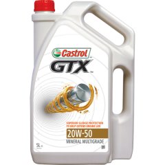 Castrol GTX 20W50 Motor Oil 5Litre