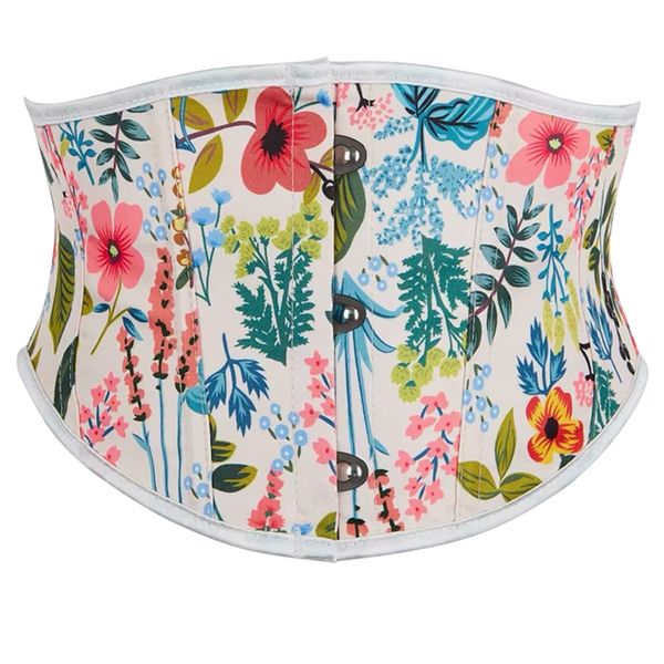 Zella Floral High Quality Loop and Straps Corset Belt
