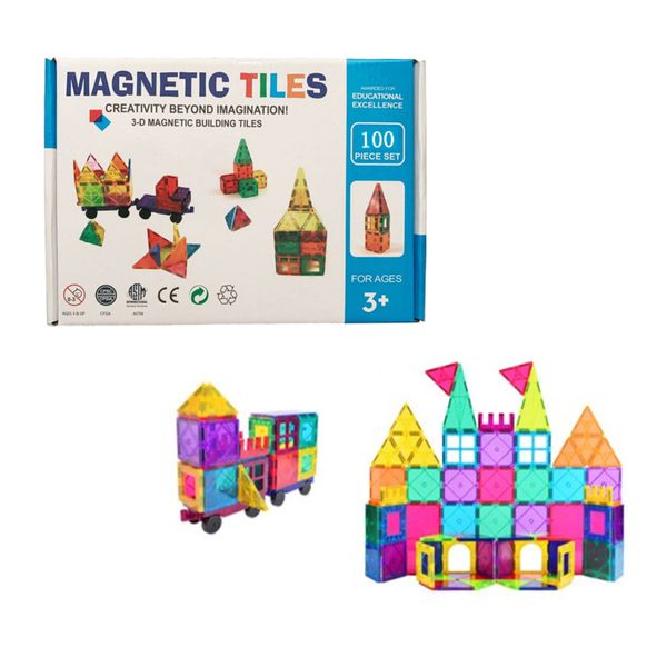 Olive Tree - Magnetic Tiles 100 Piece Set