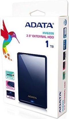 ADATA USB 3.0 1TB 2.5" 620 External Hard Drive - Blue