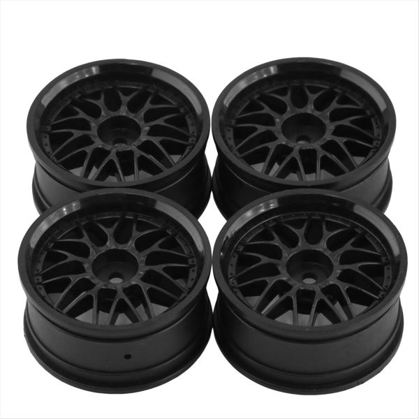 4PCS 1.9Inch Plastic 52MM Wheel Hub Rim for RC Car 1/10 On-Road Drift Traxx