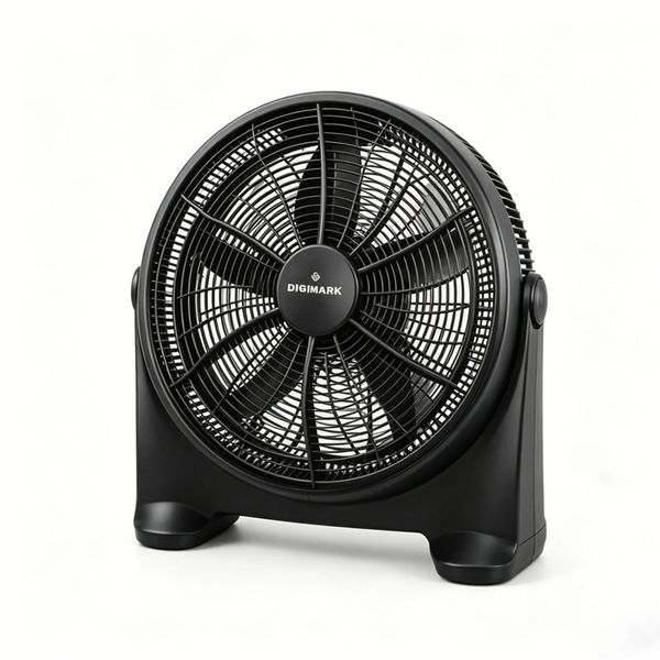 DIGI MARK Black Indoor Touch Controlled 70W Silent Desk Fan