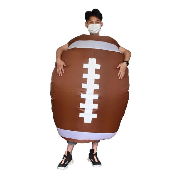 Inflatable Rugby Ball Costume