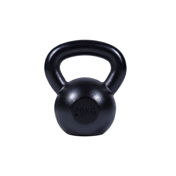 Cast Iron Kettlebell 20KG - Black Gorilla Sports SA