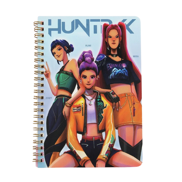 141 Witch Hunting Girl Squad Spiral Notebook - 40 Pages