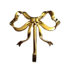 Bow Hook Single Hanger Gold Coat Hooks Bow Shaped Wall Hook Wall Hanging Co