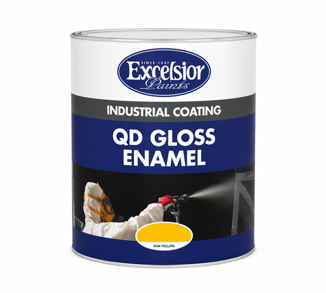 Excelsior 1lt Sun Yellow QD Gloss Enamel Paint