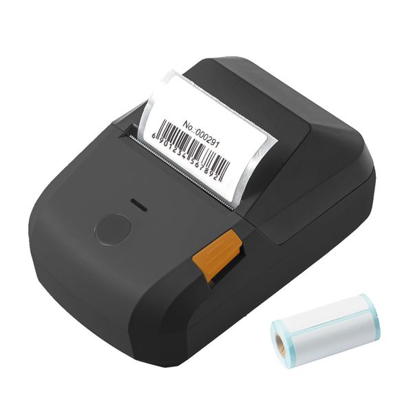 Portable Bluetooth Thermal Label Printer Including 50x30mm Free Label