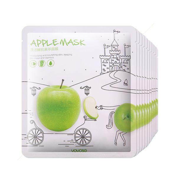 Apple Fruit Sheet Mask- Pack of 10