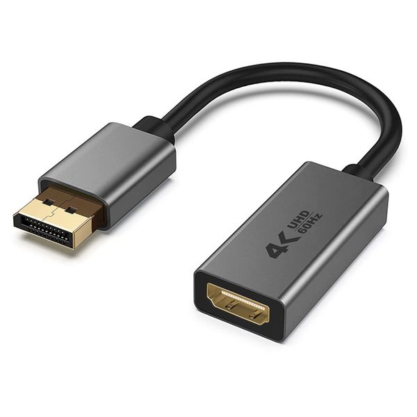 4K Display Port To Hdmi-Compatible Adapter
