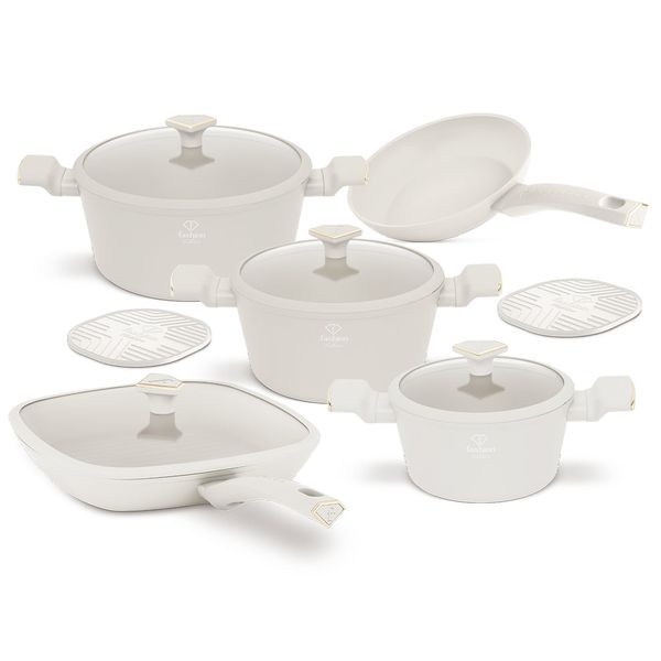 Fashion By Berlinger Haus 11-Piece Titan Pro Non-Stick Cookware Set