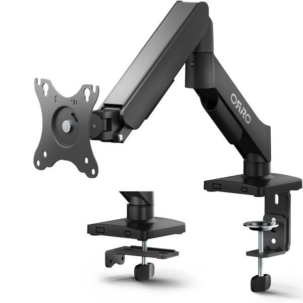 ORRO Home Gen 2 - Single Monitor Arm Mount Premium Vesa Screen Stand Riser