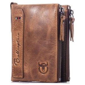 Bullcaptain Ultimate McCoy Genuine Leather Bifold RFID Men's Wallet