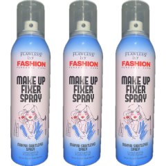 3 Pack Flawless Ivy Make Up Fixer Spray - Long Lasting Fixing Spray 150ml