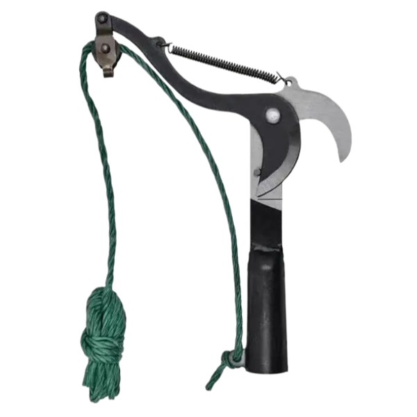 High-Altitude Pruning Shears with Rope and Single Pulley for Garden Use