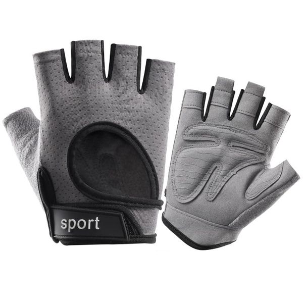 Universal Fitness Gloves Half-Finger Anti-Slip Ventilated Workout-Gloves -L