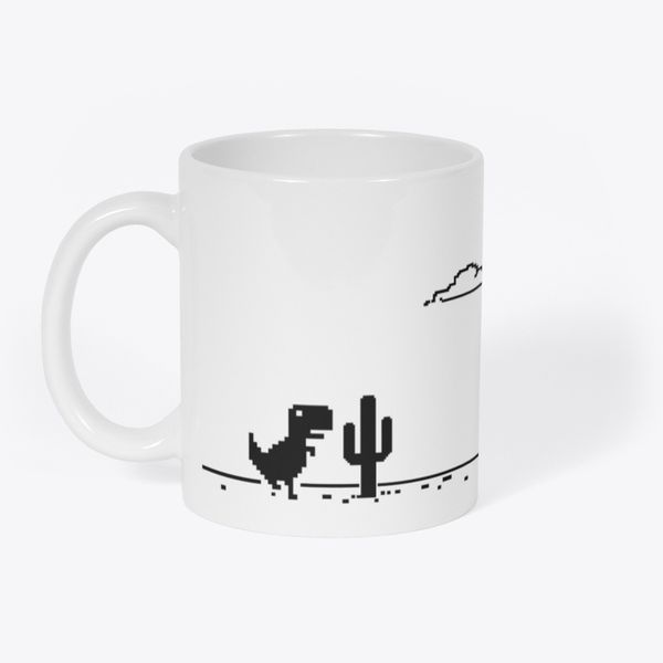 Google Dino Game Coffee Mug