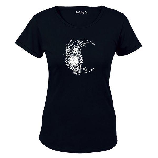 Floral Moon - Ladies - T-Shirt