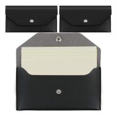 3Pcs Cash Envelopes Waterproof Money Envelopes Black