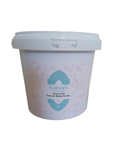 1L Bishara Cosmetics Tissue Oil Face and Body Scrub