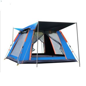 Tent-002-Bl, 4 Sleper Tent-Blue