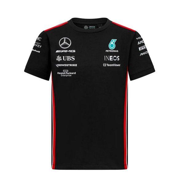 Mercedes team kids tee shirt 2023