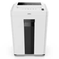 Deli Cross Cut 10 Sheets Paper Shredder, 23 Litre Bin Capacity, White