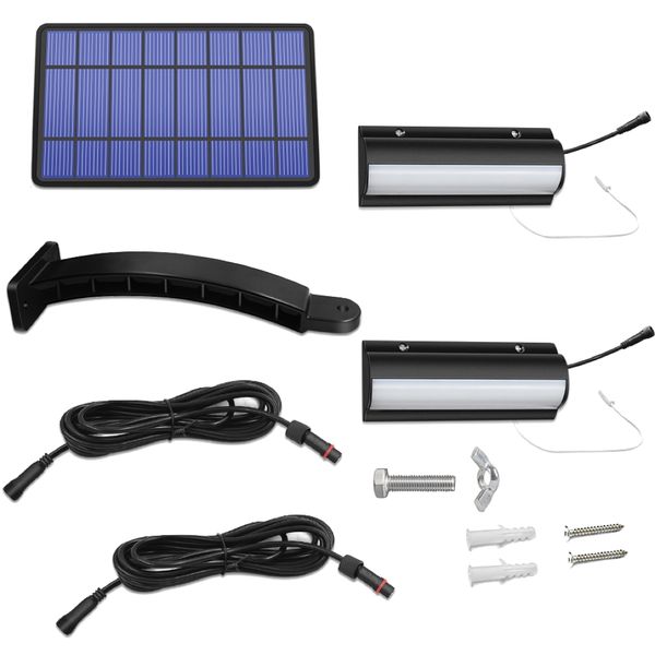 Home Garden Pro Decor Solar Panel with Spotlight And Accessories New (20cm)