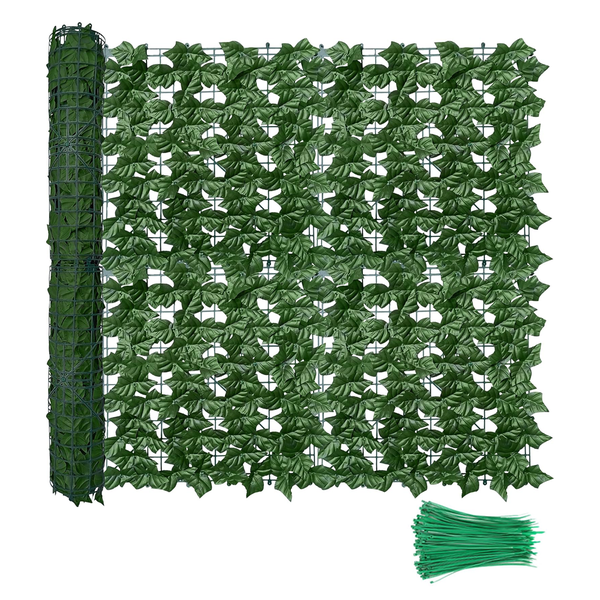 Artificial Ivy Privacy Fence Green Wall UV Protected Indoor Outdoor 5 x 1m
