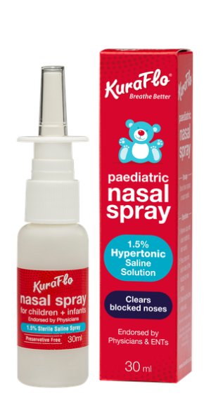 Kuraflo 1.5% Hypertonic Paediatric Nasal Spray 30ml