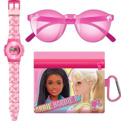BARBIE By Mattel Official Licensed Kids Watch, Sunglasses &amp; Coin Pouch