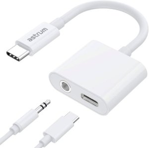 Astrum AS045 USB-C to Audio Aux DAC + USB-C Adapter